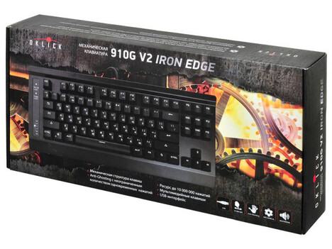 Клавиатура Oklick USB 910G K005, цвет черный
