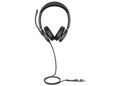 Гарнитура Yealink UH48 Dual UC USB-C/A, цвет черный