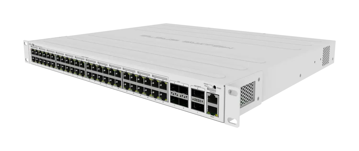Коммутатор MikroTik CRS354-48P-4S+2Q+RM