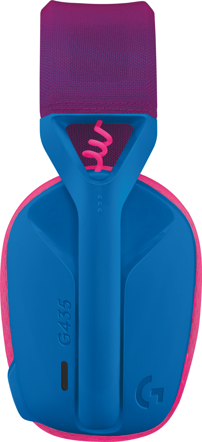 Bluetooth-гарнитура Logitech G435, цвет голубой/розовый