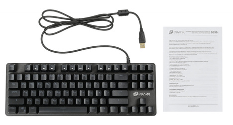 Клавиатура Oklick KeyBoard 969G SHOTGUN 1176616, цвет черный