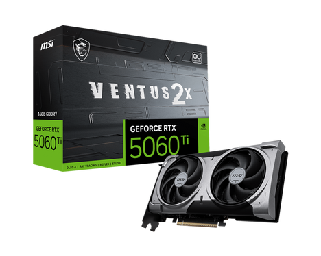 Видеокарта MSI GeForce RTX 5060 Ti 16 ΓБ Retail