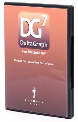 Red Rock Software Inc. DeltaGraph for Macintosh (коробочная версия 7 обновление), лицензия с Companion CD