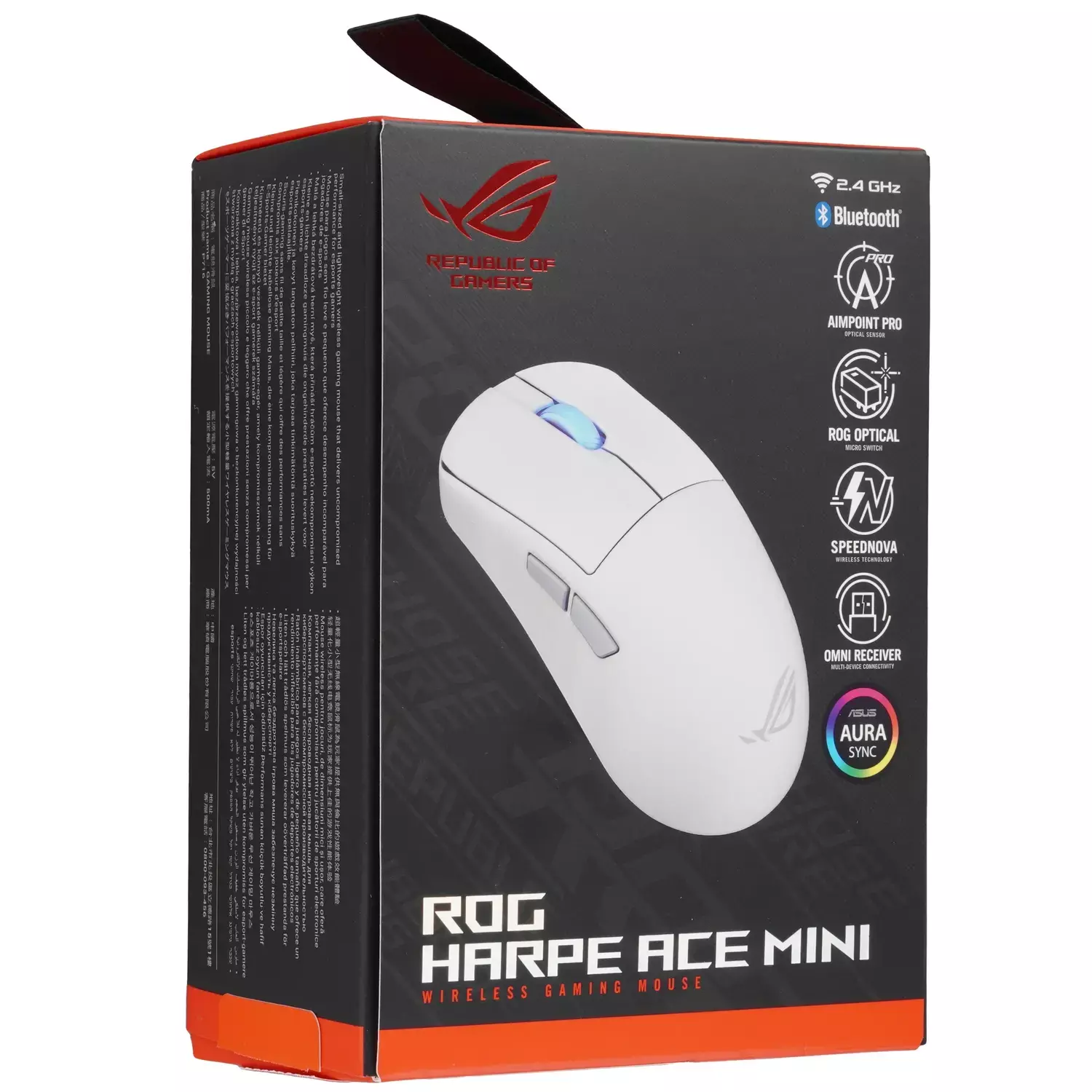 Мышь ASUS ROG HARPE ACE MINI 90MP03Z0-BMUA10, цвет белый