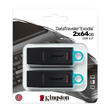 Флешка Kingston DataTraveler Exodia 64Gb