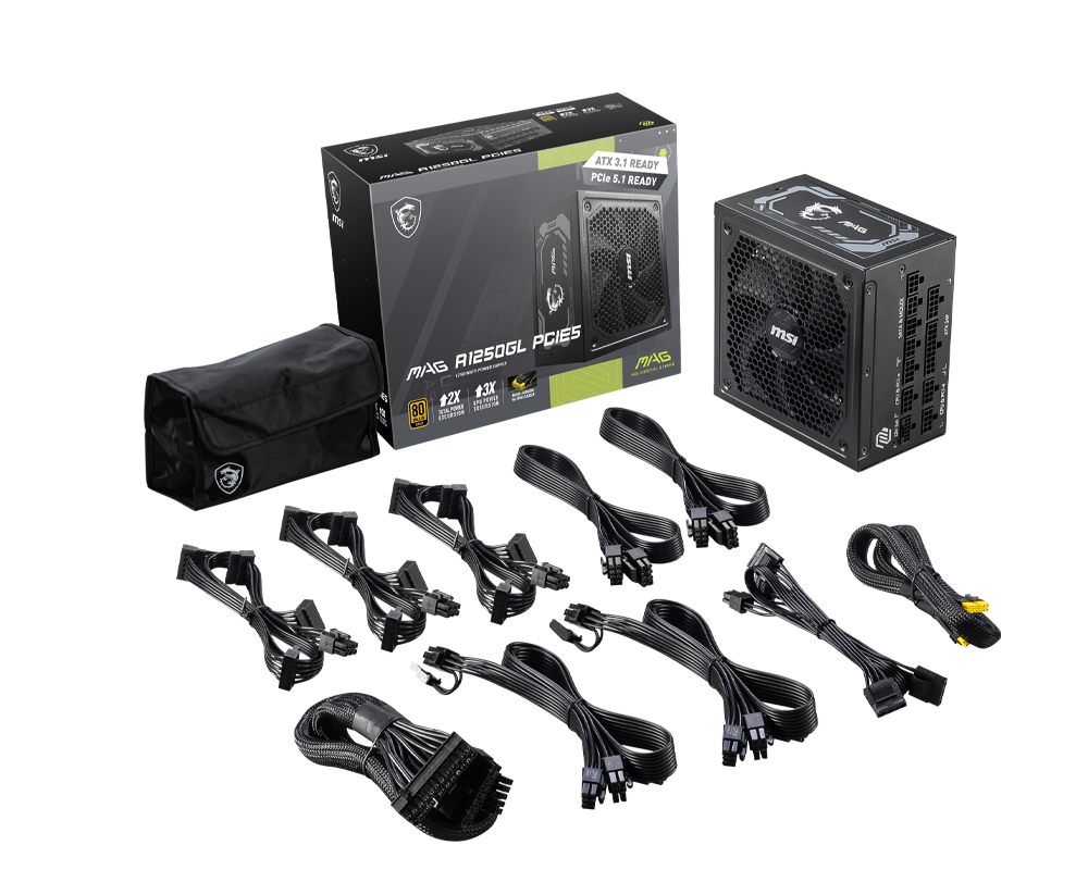 Блок питания MSI MAG A1250GL PCIE5