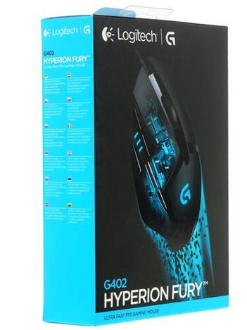 Мышь Logitech G402 910-004073, цвет черный