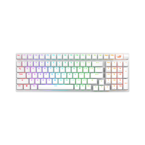 Клавиатура ASUS ROG Strix Scope II 96 90MP037A-BKRA30, цвет белый