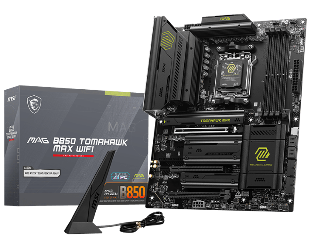 Материнская плата MSI AMD B850 MAG B850 TOMAHAWK MAX WIFI