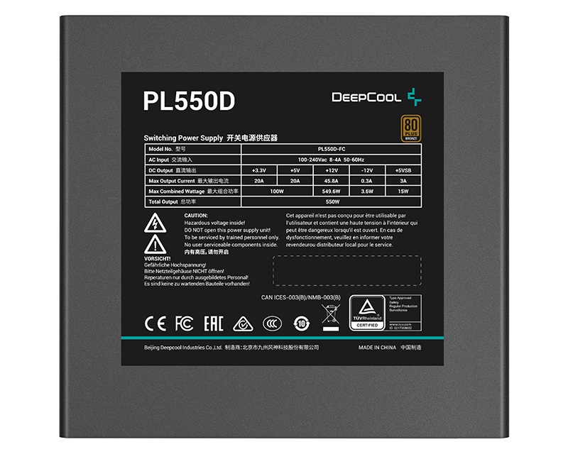 Блок питания Deepcool PL550D