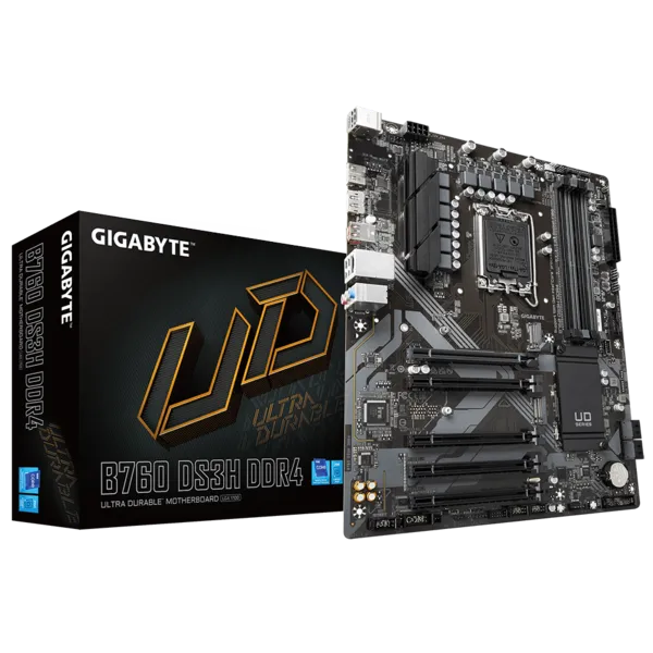Материнская плата Gigabyte LGA 1700 Intel B760 B760 DS3H DDR4