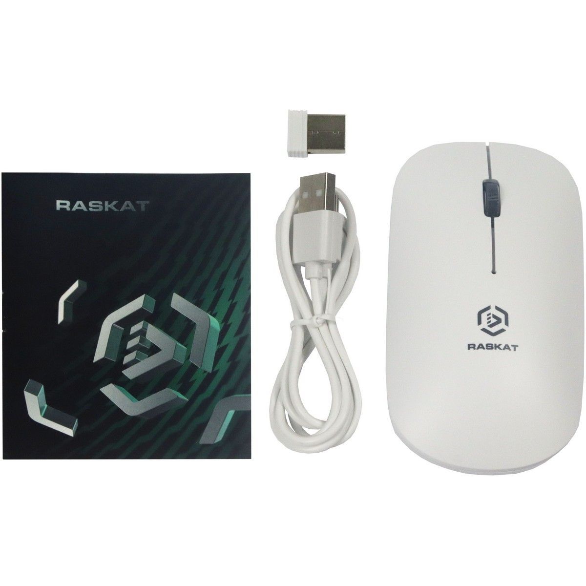 Мышь Raskat Мышь M003WR, цвет белый