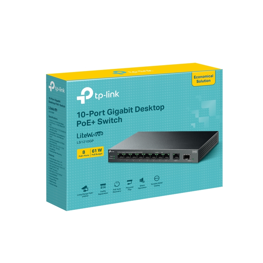 Коммутатор TP-LINK LS1210GP