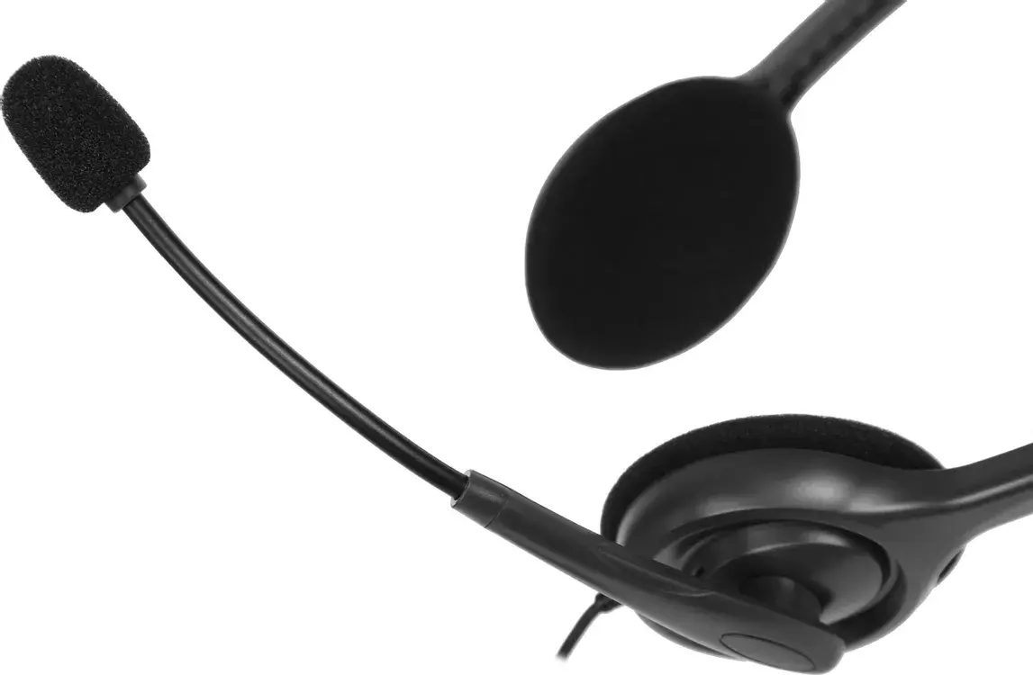 Гарнитура Logitech H110, цвет черный