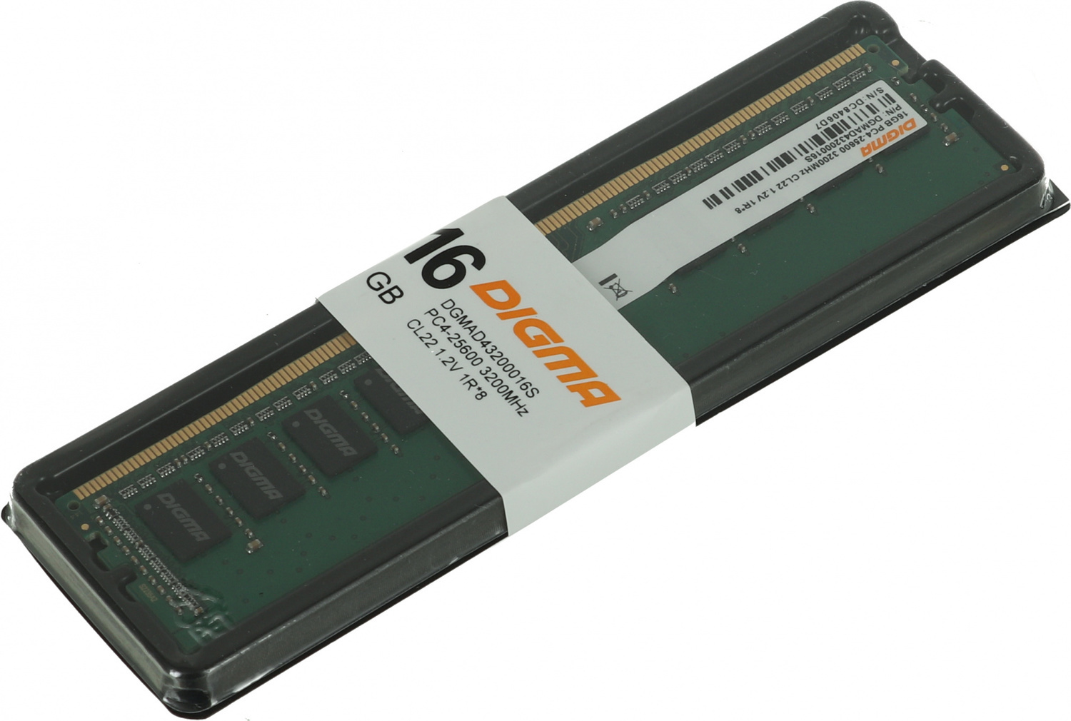 Оперативная память DIGMA DDR4  16Gb, DGMAD43200016S, RTL