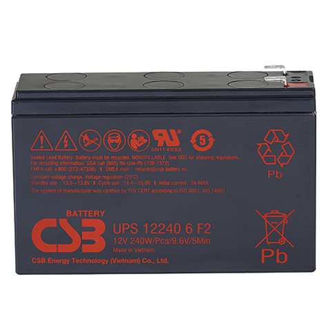 Сменная батарея для ИБП CSB UPS 122406 F2