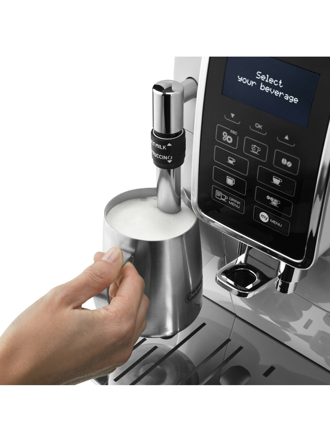 Автоматическая кофемашина DeLonghi ECAM350.35.W