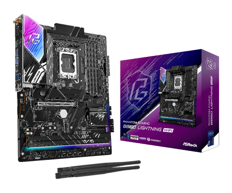 Материнская плата ASRock LGA 1851 Intel B860 B860 LIGHTNING WIFI