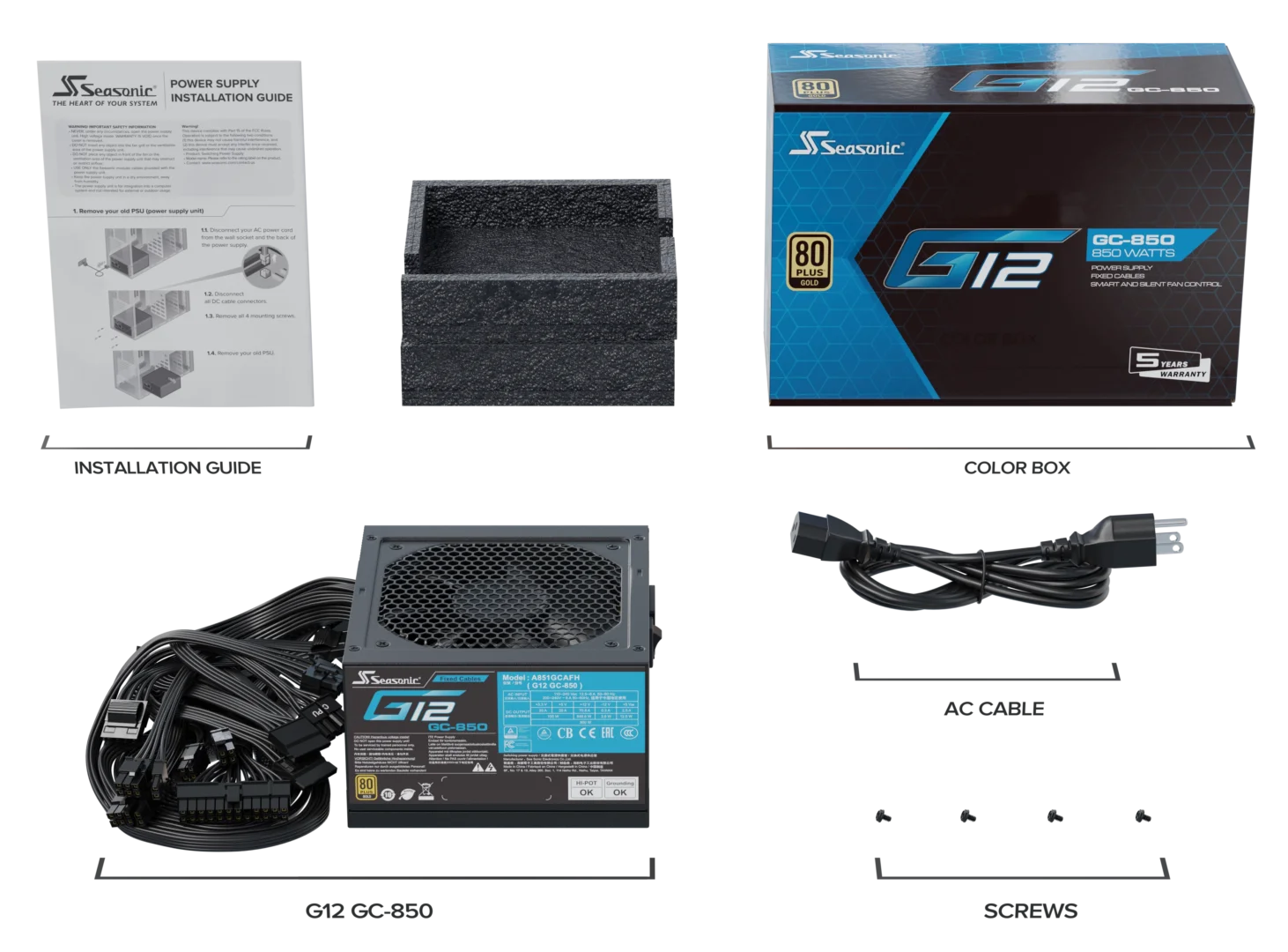 Блок питания Seasonic G12 GC-850
