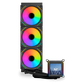 Кулер Процессорный Lian Li Система водяного охлаждения GA II LCD SL-INF 360 Black
