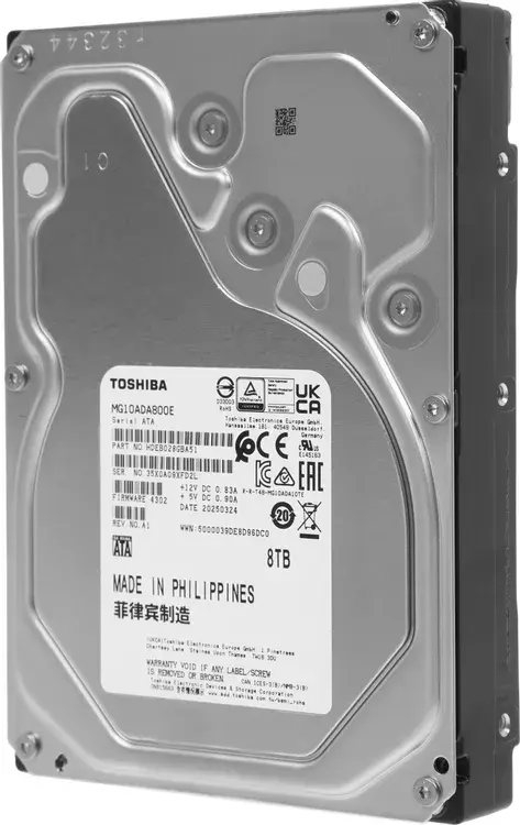 Жесткий диск  TOSHIBA Enterprise Capacity MG10 3.5 3.5" SATA3.0 8 TB 7.2K SATA3