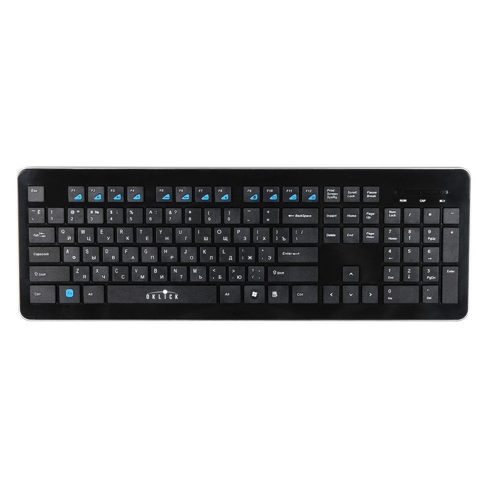 Клавиатура Oklick KeyBoard 870S 368218, цвет черный