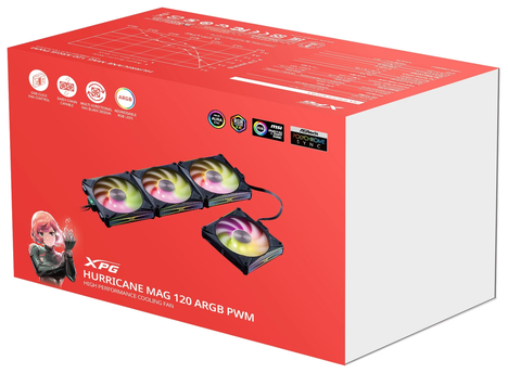 Вентилятор XPG для корпуса HURRICANE MAG 120 ARGB PWM