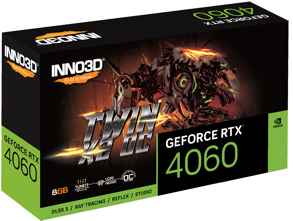 Видеокарта Inno3D GeForce RTX 4060 8 ΓБ