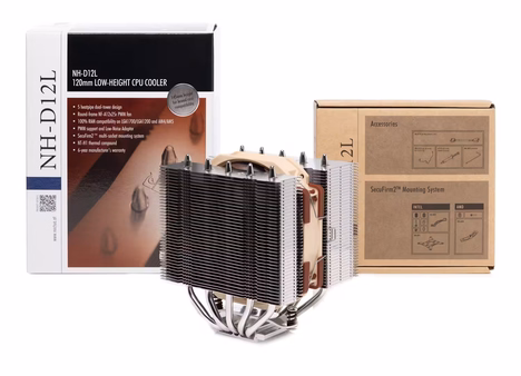 Кулер Процессорный Noctua CPU Cooler NH-D12L Beige/Brown
