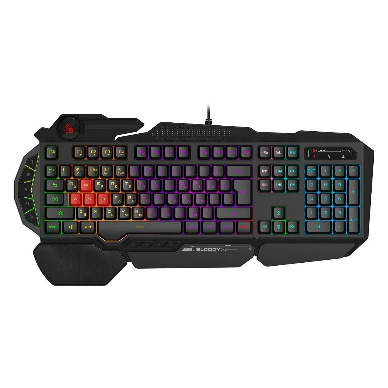 Клавиатура A4tech Bloody B310N, цвет черный