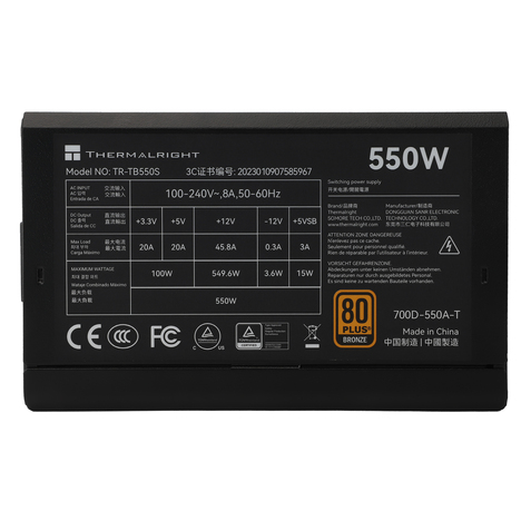 Блок питания Thermalright TR-TB550S