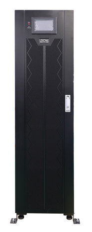 Powercom Vanguard-II, 15kVA/15kW, 3:3, pre installed 40pcs 7Ah batteries, Black (1119228)