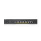 ZYXEL Hybrid Smart PoE ++ ZYXEL NebulaFlex XS1930-12HP switch, 19 "rack, 10xRJ-45: 1 / 2.5 / 5 / 10G (8 of them PoE ++ (802.3bt), 2xSFP +, 375 W PoE budget, standalone / cloud management