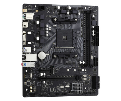 Материнская плата ASRock AM4 AMD A520 A520M-HVS