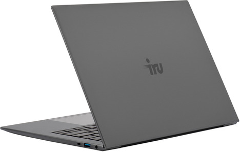 Ноутбук IRU Planio 14INPR N-series N100 16Gb SSD512Gb Intel UHD Graphics 14" IPS FHD (1920x1080) Windows 11 Professional grey WiFi BT Cam 5000mAh (2078485)