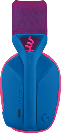 Bluetooth-гарнитура Logitech G435, цвет голубой/розовый