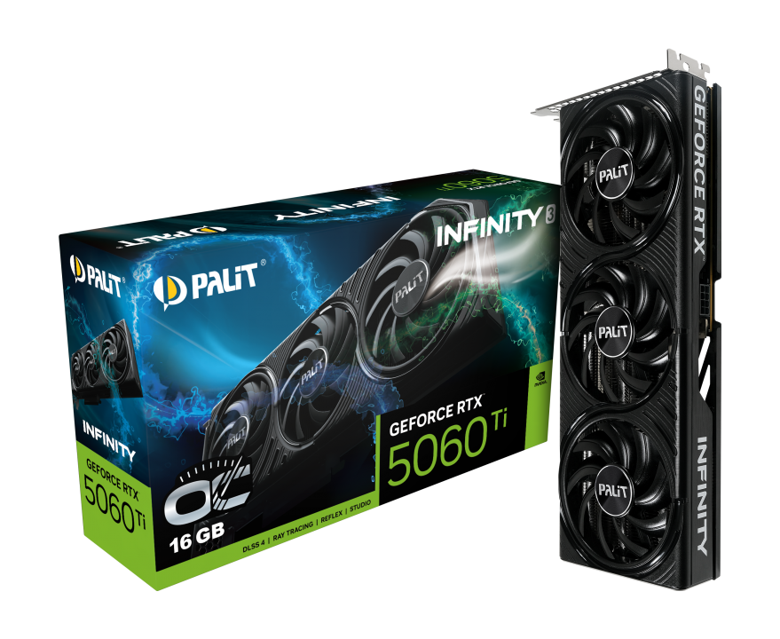 Видеокарта Palit GeForce RTX 5060 Ti 16 ΓБ Retail