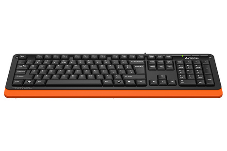 Клавиатура A4tech Fstyler FKS10 ORANGE, цвет черный