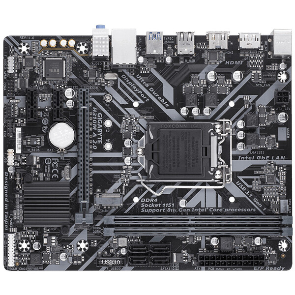 

Материнская плата Gigabyte LGA1151 Intel H310 H310M A 2.0