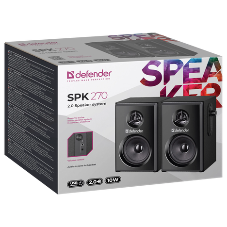 Колонки Defender SPK 270 (черный)