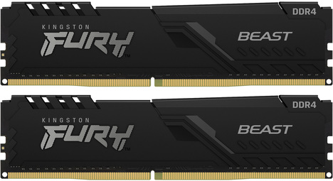 Оперативная память Kingston Desktop DDR4 3600МГц 16GB, KF436C17BBK2/16