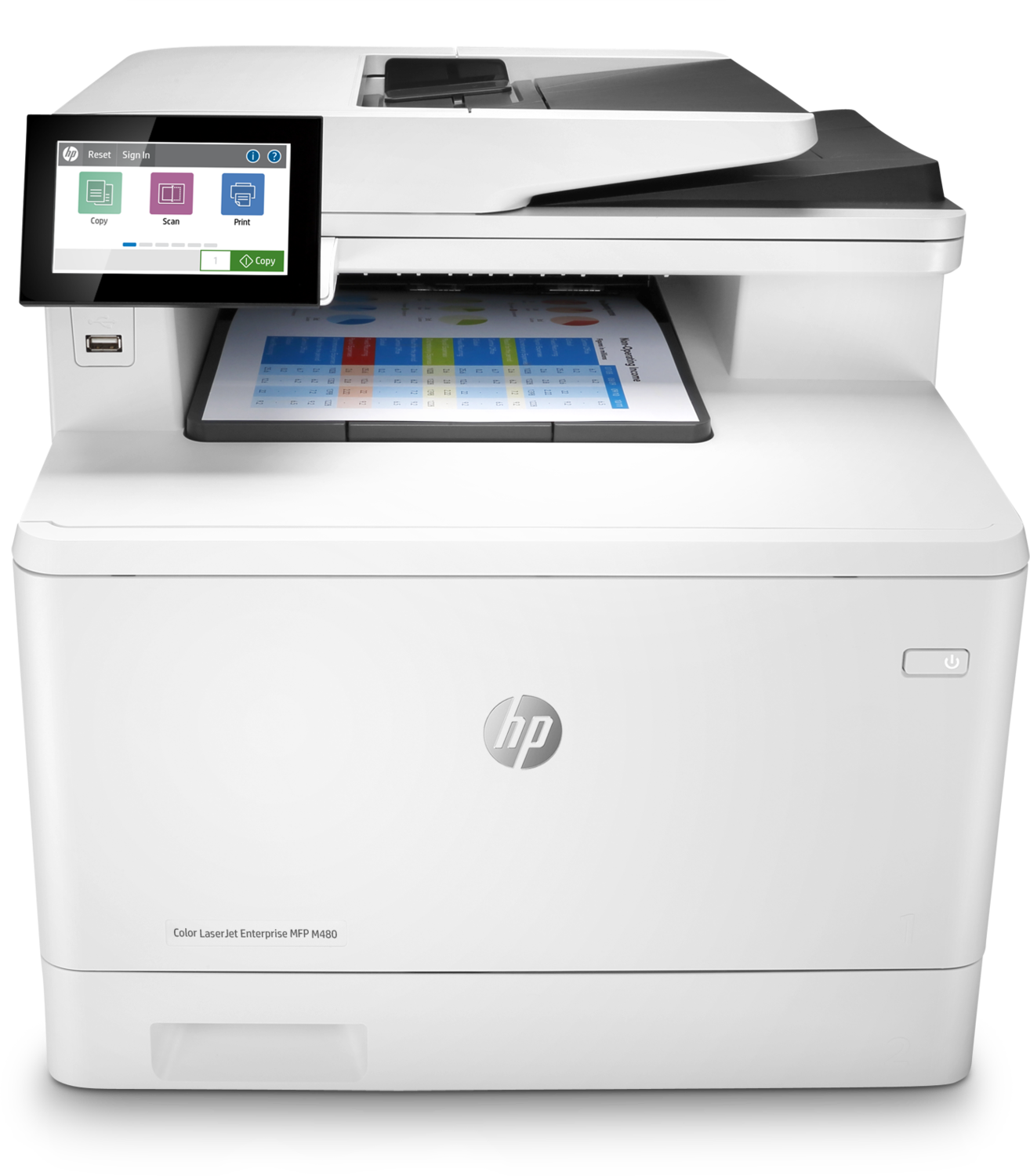 HP Inc. Color LaserJet Enterprise Flow MFP M480f