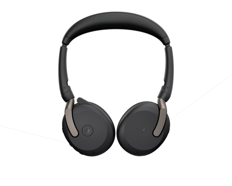 Bluetooth-гарнитура Jabra Evolve2 65 Flex Link380a MS Stereo, цвет черный