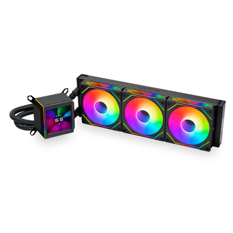 Кулер Процессорный Lian Li Система водяного охлаждения GA II LCD SL-INF 360 Black