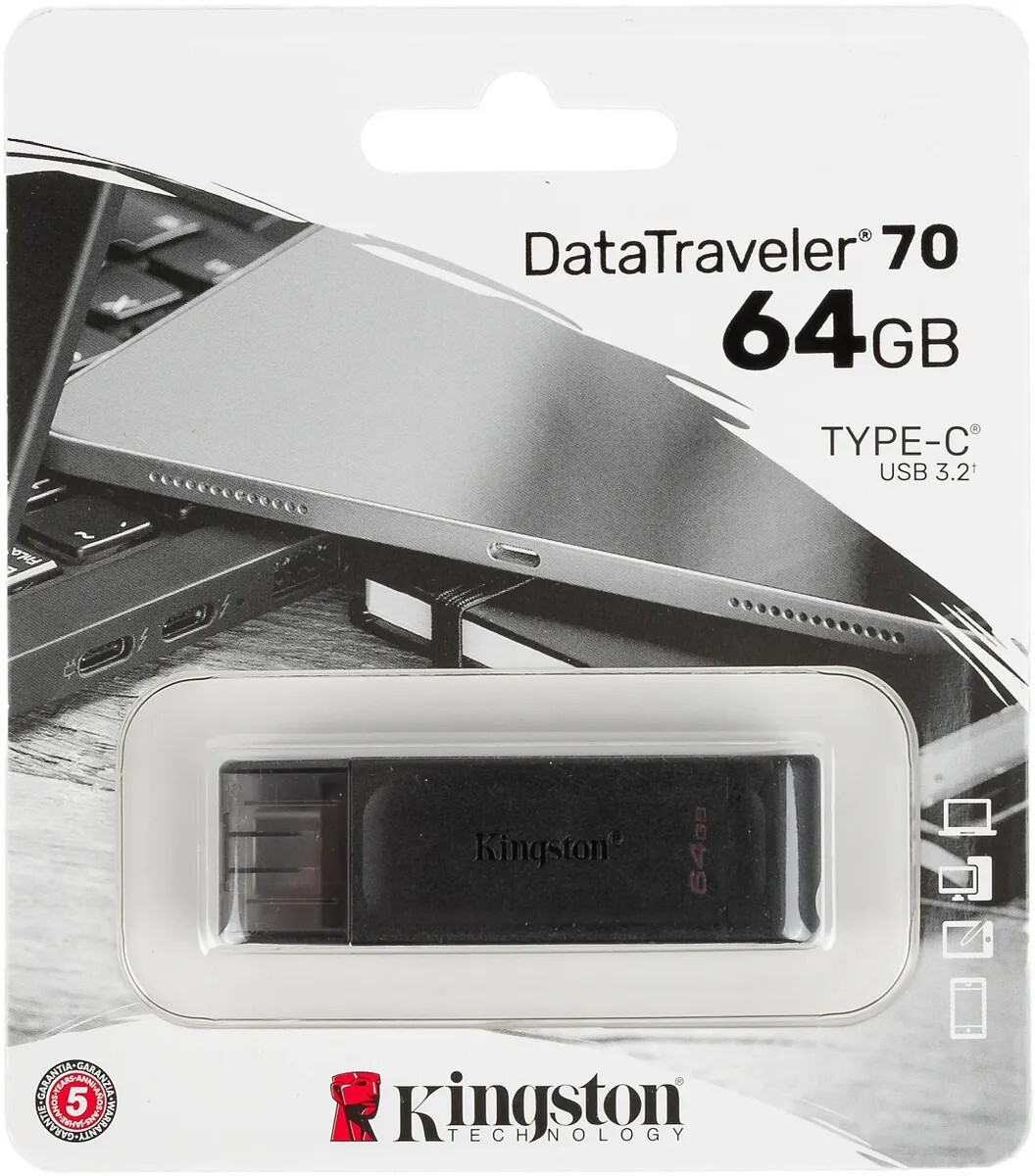 Флешка Kingston DataTraveler 70 64Gb