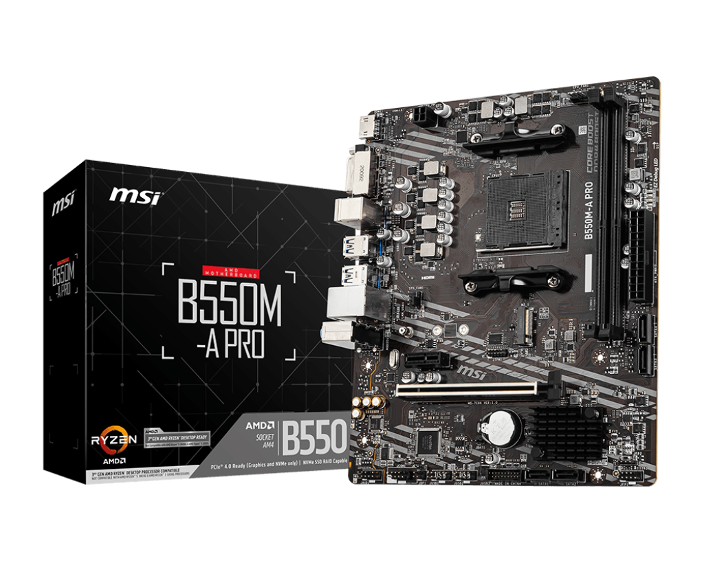 Материнская плата MSI AMD B550 B550M-A PRO