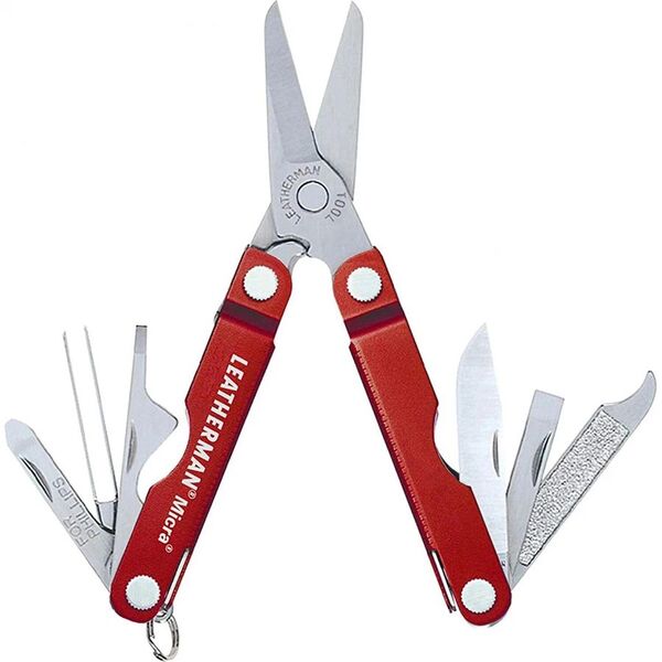 

Мультитул Leatherman Micra (64330181N) 65мм 10функций красный