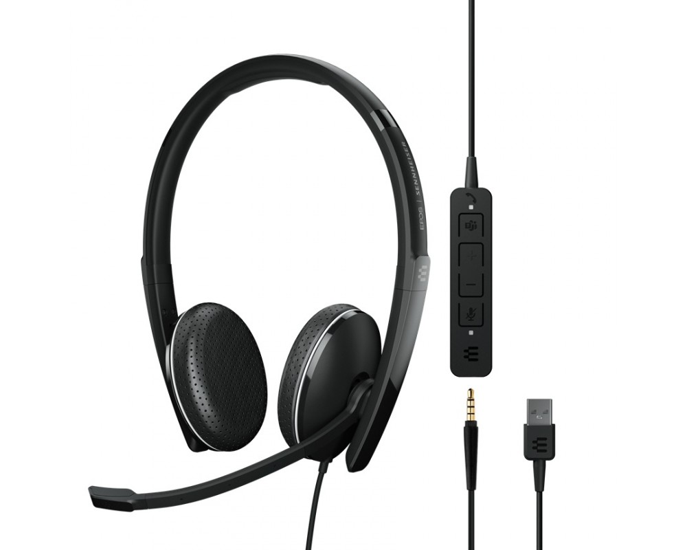 Гарнитура ePOS ADAPT 165T USB II, цвет черный