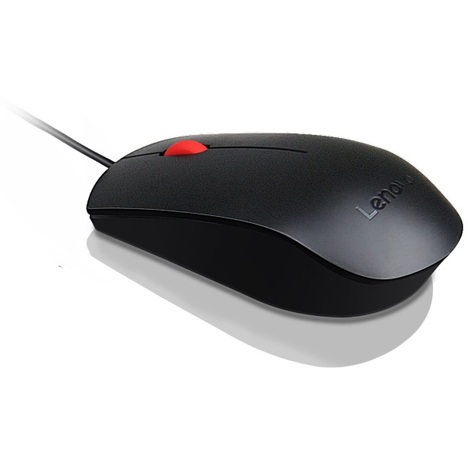 Мышь LENOVO Essential USB Mouse 4Y50R20863, цвет черный