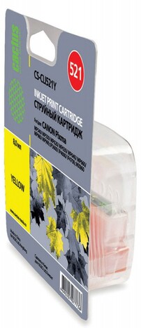 Картридж желтый Cactus CS-CLI521Y